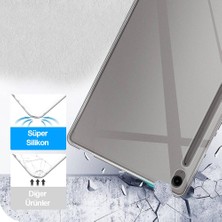 Voyo Galaxy Tab S9 Fe Silikon Arka Kapka Koruyucu Darbe Emici Kılıf