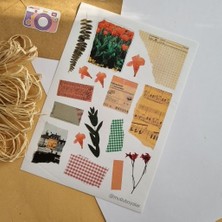 Deyda Vintage La - Sitcker Etiket | Bullet Journal, Ajanda, Scrapbook Için Uygun