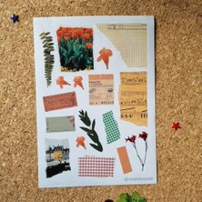 Deyda Vintage La - Sitcker Etiket | Bullet Journal, Ajanda, Scrapbook Için Uygun