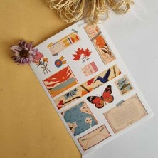 Deyda Vintage Ke - Sitcker Etiket | Bullet Journal, Ajanda, Scrapbook Için Uygun