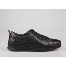 Komcero 3K8896 Dr Jells Hakiki Deri Siyah Erkek Günlük Ayakkabı