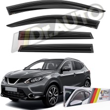 Dr.Auto Nissan Qashqai 2014-2021 Arası Cam Rüzgarlığı 4lü
