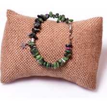 Taş Sandığı Anyolit Taşı Şekilsiz Bileklik - Kırık Taş Bileklik