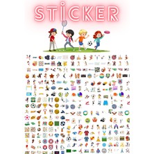 Etiketçi Paşa 500 Adet Erkek Çocuklar Için Spor Sticker - Etiket