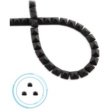 Uçar Doğal Taş Hematit Doğal Taş Mat Siyah Kare Kesim Çift Delik 6x6mm Dizi [AA]