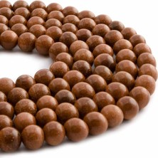 Uçar Doğal Taş Yıldız Taşı Doğal Taş Parlak Turuncu Küre Kesim 8mm Dizi [AA]