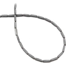 Uçar Doğal Taş Hematit Doğal Taş Mat Gri Dikdörtgen Kesim 2x8mm Dizi [AA]