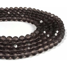 Uçar Doğal Taş Cam Kahverengi Küre Avize Kesim 6mm Dizi