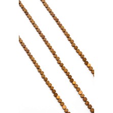 Uçar Doğal Taş Hematit Doğal Taş Parlak Kahverengi 3X4MM Dizi