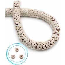 Uçar Doğal Taş Turkuaz Sıkma Doğal Taş Parlak Beyaz Rondela Kesim 10x3mm Dizi [B+]