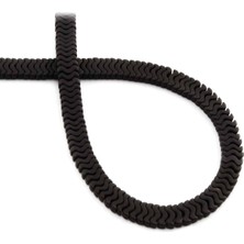 Uçar Doğal Taş Hematit Doğal Taş Mat Siyah Yarasa Kesim 7x1mm Dizi [AA]