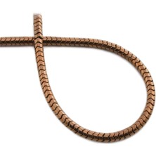 Uçar Doğal Taş Hematit Doğal Taş Parlak Kahverengi Rondela Kesim 4x2mm Dizi [AA]