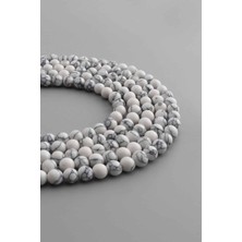 Uçar Doğal Taş Sıkma Havlit Parlak Beyaz Küre Kesim 6mm Dizi