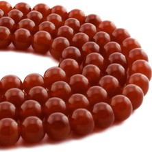 Uçar Doğal Taş Yemen Akik Doğal Taş Küre Kesim 10mm Dizi