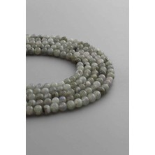 Uçar Doğal Taş Labradorit Doğal Taş Parlak Küre Kesim 4mm Dizi [AB+]