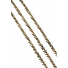 Uçar Doğal Taş Hematit Doğal Taş Mat Antik Sarı Üçgen Kesim 6X3MM Dizi