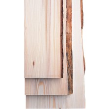 Szn Wood Kütük Raf Ladin-Göknar 1 Kenar Sulama ( Genişlik 20-25 cm Kalınlık 3 cm )