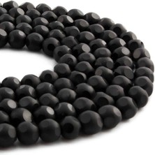 Uçar Doğal Taş Cam Siyah Avize Kesim 8mm Dizi