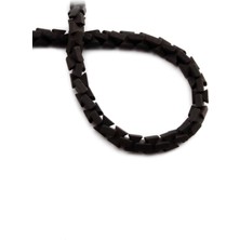 Uçar Doğal Taş Hematit Doğal Taş Mat Siyah Fiyonk Kesim 7x7mm Dizi [AA]