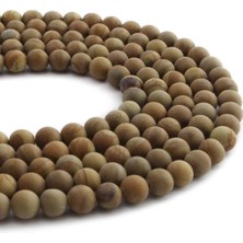 Uçar Doğal Taş Jasper Doğal Taş Mat Küre Kesim 6mm Dizi