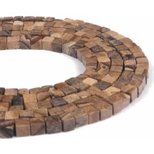 Uçar Doğal Taş Jasper Doğal Taş Küp Kesim 4x4mm Dizi