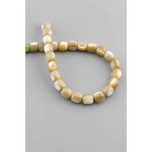 Uçar Doğal Taş Sedef Doğal Taş Kahverengi 8x8mm Dizi