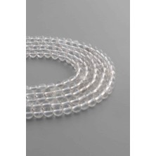 Uçar Doğal Taş Kristal Kuvars Doğal Taş Parlak Şeffaf Küre Kesim 6mm Dizi [AA]