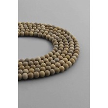 Uçar Doğal Taş Jasper Doğal Taş Mat Küre Kesim 4mm Dizi [AA]