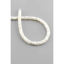 Uçar Doğal Taş Sedef Doğal Taş Beyaz 6x2mm Dizi