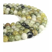 Uçar Doğal Taş Yeşim Doğal Taş Küre Kesim 8mm Dizi