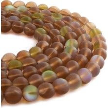 Uçar Doğal Taş Termal Kuvars Doğal Taş Mat Kahverengi Küre Kesim 8mm Dizi [AA]