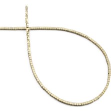 Uçar Doğal Taş Hematit Doğal Taş Parlak Antik Sarı Küp Kesim 1x1mm Dizi