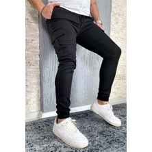 Zibidi Jeans 474 Kargo Slim Fit Bel-Paça Lastik