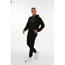 Lotto M-Leonardo Hoodıe Swt 3pr Siyah Erkek Sweatshirt