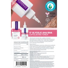 Laperas Aha/bha Günlük Temizleme Jeli + 5% Glycolic Tonik Cilt Temizleme Seti