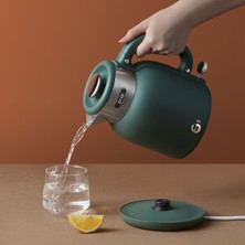 Briz BR1040 Retro Yeşil Su Isıtıcı Çelik Kettle