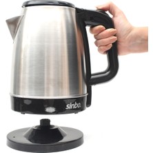 Sinbo SK-8015 Kablosuz Su Isıtıcı Paslanmaz Çelik Kettle Krom