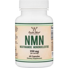 Double Wood Nmn Nicotinamide Mononucleotide (Nmn) 250 mg 60 Kapsül  Usa Version