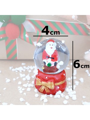 Coverzone Noel Baba Masaüstü Aydınlatma Dekoratif Hediyelik Yılbaşı Veya Doğum Günlerine Özel Tasarım 6cm x 4cm No:1