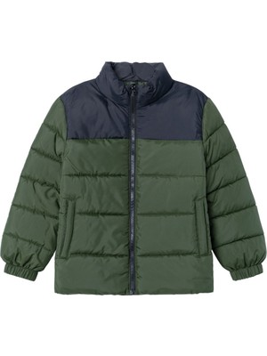 Name İt Dik Yaka Yeşil Erkek Çocuk Mont 13228720