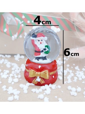 Coverzone Noel Baba ve Noel Ağacı 3'lü Set Masaüstü Aydınlatma Dekoratif Hediyelik Yılbaşı Veya Doğum Günlerine Yılbaşı Ağacı Özel Tasarım 6cm x 4cm No:6