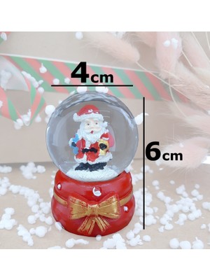 Coverzone Noel Baba Masaüstü Aydınlatma Dekoratif Hediyelik Yılbaşı Veya Doğum Günlerine Özel Tasarım 6cm x 4cm No:9