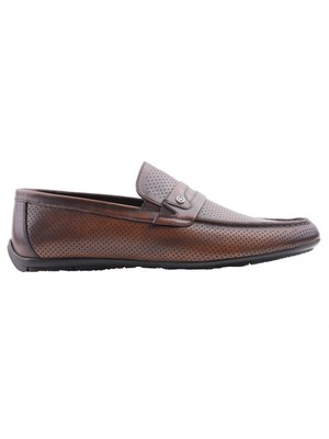Marcomen 17028 A.kahve Loafer Deri Ayakkabı