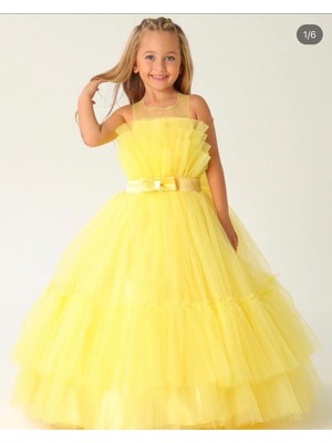 Lisa Kids Yeni Sezon 2-10 Yaş Çocuk Gelinlik Abiye