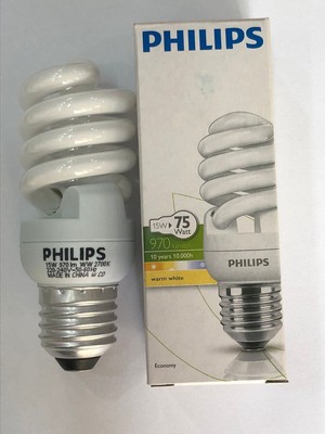 Philips 15W=75W 970 Lümen 2700 Kelvin Sarı E 27  Tasarruflu Lamba