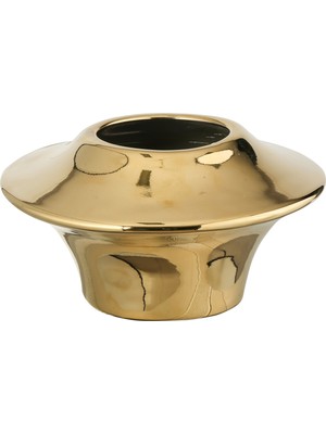 Vitale Suis Dekoratif Vazo Gold 20X20X12 cm AK.WLT0677