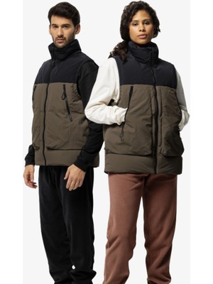 Jack Wolfskin Dellbrueck Unisex Kahverengi Yelek 1207621-4610