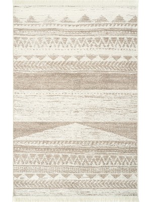 Cool Halı Cool Halı Perla Pr 06 Natural Çift Taraf Pamuk Banyo Balkon Kilim Makinede Yıkanabilir Mutfak Kilimi