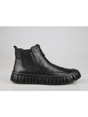 Guja Marcomen 16197  Deri Siyah Erkek Bot