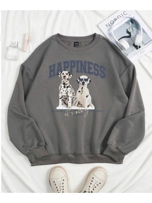 Kids Face Pamuk Şardonlu Erkek Çocuk Sweatshırt